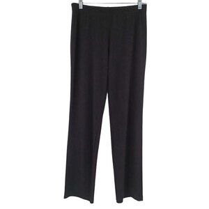 Clara Sun Woo Signature Straight Leg Pants Black Women's L Travel Minimalist